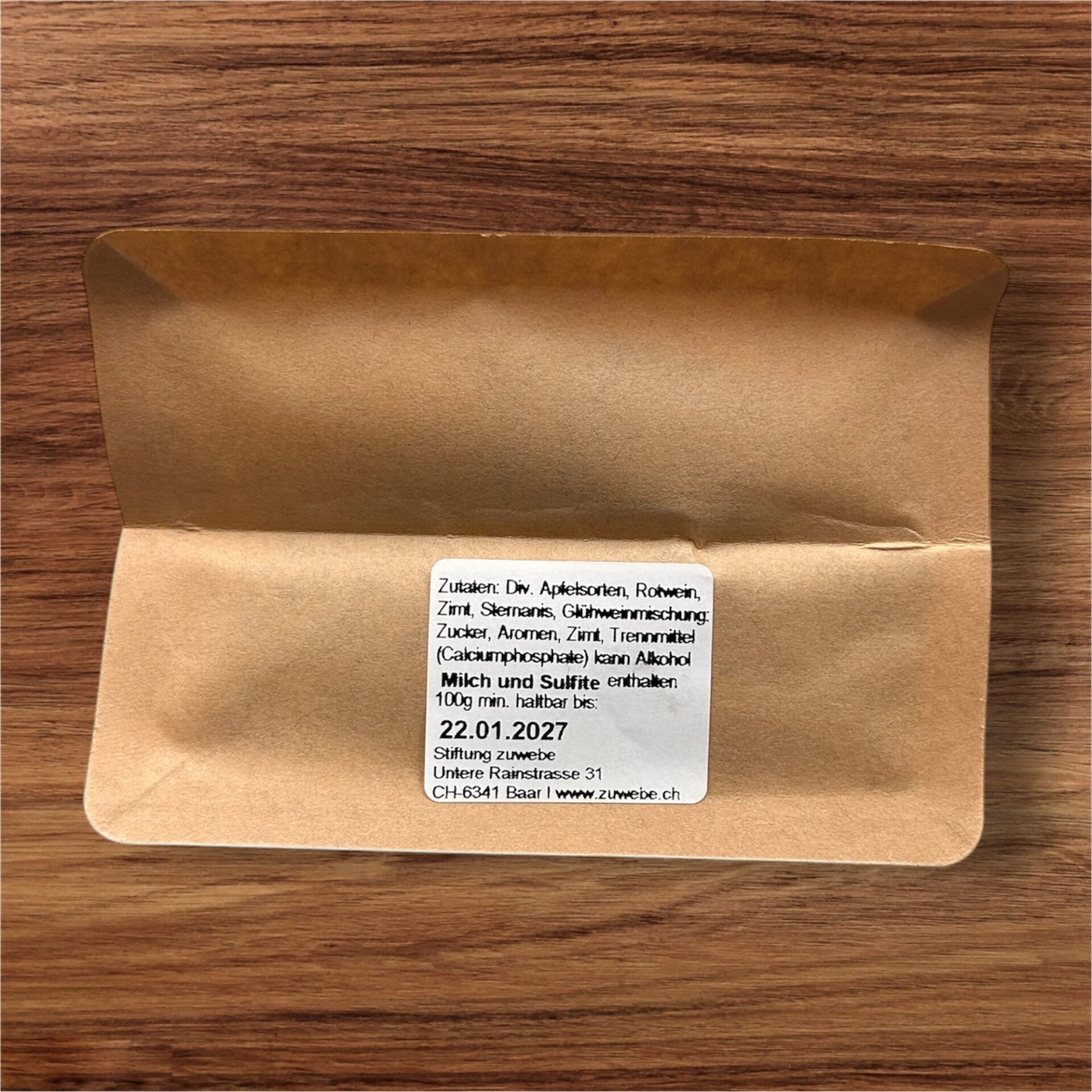 Glühwein-Apfelchips 100 g – Bild 2